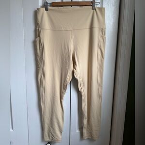 lululemon athletica Cream Leggings | women’s 16/1X